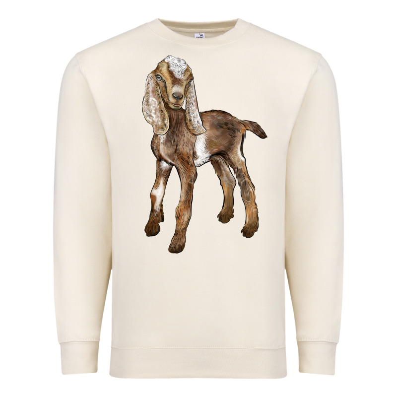 Baby Nubian Goat Premium Sweatshirt by LillyAllenDesigns | Teevron