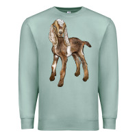 Seafoam Baby Nubian Goat Premium Sweatshirt - LillyAllenDesigns