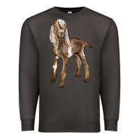 Smoke Baby Nubian Goat Premium Sweatshirt - LillyAllenDesigns