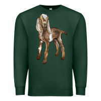 Sports Green Baby Nubian Goat Premium Sweatshirt - LillyAllenDesigns