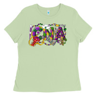 Matcha CNA Certified Nursing Assistant Mardi Gras Ladies Tee - LillyAllenDesigns