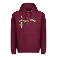 Burgundy genesis   wind & wuthering Premium Hoodie - lanVoArt