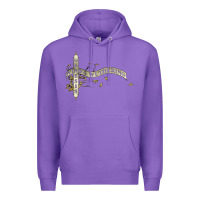 Purple genesis   wind & wuthering Premium Hoodie - lanVoArt