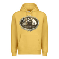 Antique Gold his master's voice Premium Hoodie - lanVoArt