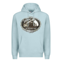Blue Mist his master's voice Premium Hoodie - lanVoArt