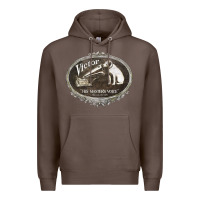 Coffee his master's voice Premium Hoodie - lanVoArt