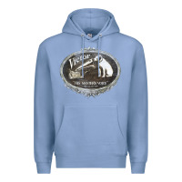 Colony Blue his master's voice Premium Hoodie - lanVoArt