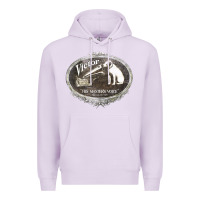 Lilac his master's voice Premium Hoodie - lanVoArt