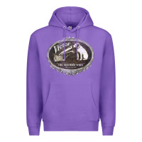 Purple his master's voice Premium Hoodie - lanVoArt