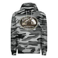 Slate Camo his master's voice Premium Hoodie - lanVoArt