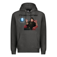 Charcoal Heather ball lightning; osbournes want to believe Premium Hoodie - lanVoArt