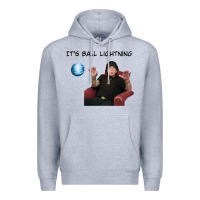 Heather Grey ball lightning; osbournes want to believe Premium Hoodie - lanVoArt