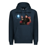 Navy ball lightning; osbournes want to believe Premium Hoodie - lanVoArt