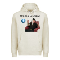 Oatmeal Heather ball lightning; osbournes want to believe Premium Hoodie - lanVoArt