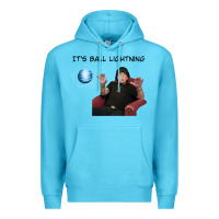 Ocean Blue ball lightning; osbournes want to believe Premium Hoodie - lanVoArt