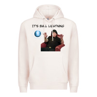 Pale Pink ball lightning; osbournes want to believe Premium Hoodie - lanVoArt