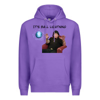 Purple ball lightning; osbournes want to believe Premium Hoodie - lanVoArt