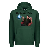 Sports Green ball lightning; osbournes want to believe Premium Hoodie - lanVoArt