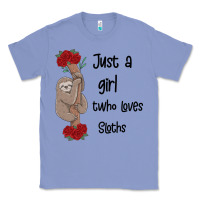 Colony Blue just a girl who loves sloths Classic Tee - Bettercallsaul