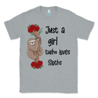 Heather Grey just a girl who loves sloths Classic Tee - Bettercallsaul
