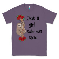 Lavender just a girl who loves sloths Classic Tee - Bettercallsaul