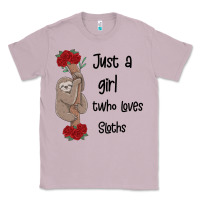 Lilac just a girl who loves sloths Classic Tee - Bettercallsaul
