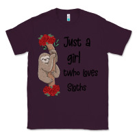 Plum just a girl who loves sloths Classic Tee - Bettercallsaul