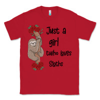 Red just a girl who loves sloths Classic Tee - Bettercallsaul