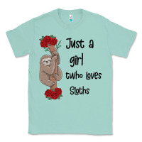 Seafoam just a girl who loves sloths Classic Tee - Bettercallsaul