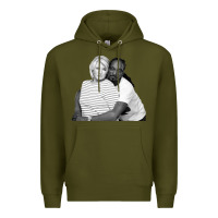 Army Green snoop and martha Premium Hoodie - lanVoArt
