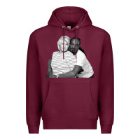 Burgundy snoop and martha Premium Hoodie - lanVoArt