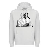 Dove Grey snoop and martha Premium Hoodie - lanVoArt