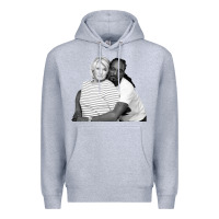 Heather Grey snoop and martha Premium Hoodie - lanVoArt