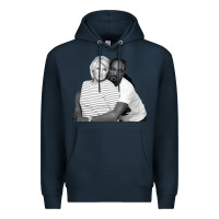Navy snoop and martha Premium Hoodie - lanVoArt