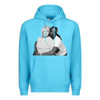 Ocean Blue snoop and martha Premium Hoodie - lanVoArt