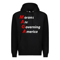 Black morons are governing america anti trump political t shirt Premium Hoodie - lanVoArt
