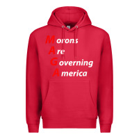 Cardinal morons are governing america anti trump political t shirt Premium Hoodie - lanVoArt