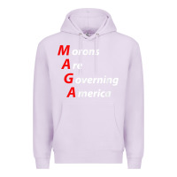 Lilac morons are governing america anti trump political t shirt Premium Hoodie - lanVoArt