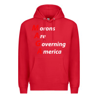 Red morons are governing america anti trump political t shirt Premium Hoodie - lanVoArt