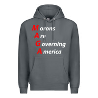 Rock morons are governing america anti trump political t shirt Premium Hoodie - lanVoArt