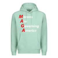 Seafoam morons are governing america anti trump political t shirt Premium Hoodie - lanVoArt