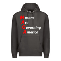 Smoke morons are governing america anti trump political t shirt Premium Hoodie - lanVoArt