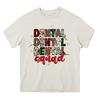 Cream Christmas dental squad Heavy Core Tee - JahusDesignShop