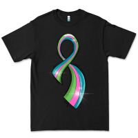 Black metastatic breast cancer ribbon Premium Tee - LillyAllenDesigns