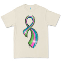 Bone metastatic breast cancer ribbon Premium Tee - LillyAllenDesigns