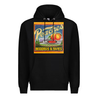 Black peaches records and tapes Premium Hoodie - lanVoArt