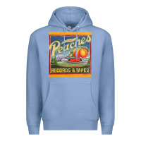 Colony Blue peaches records and tapes Premium Hoodie - lanVoArt