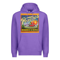 Purple peaches records and tapes Premium Hoodie - lanVoArt
