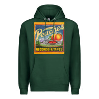 Sports Green peaches records and tapes Premium Hoodie - lanVoArt