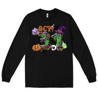 Black october 31 Long Sleeve Tee - CowGirlArtShop